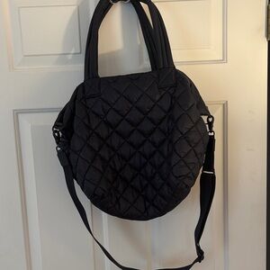 Quince Navy Blue Quilted Tote Bag